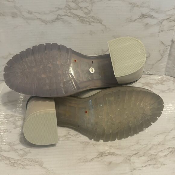 Free People ladies James Chelsea Boots in Ice White size 9.5 - Picture 12 of 14